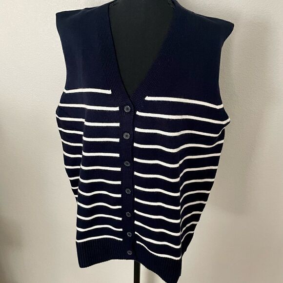 NWT Zara Striped Knit Vest - Picture 4 of 11